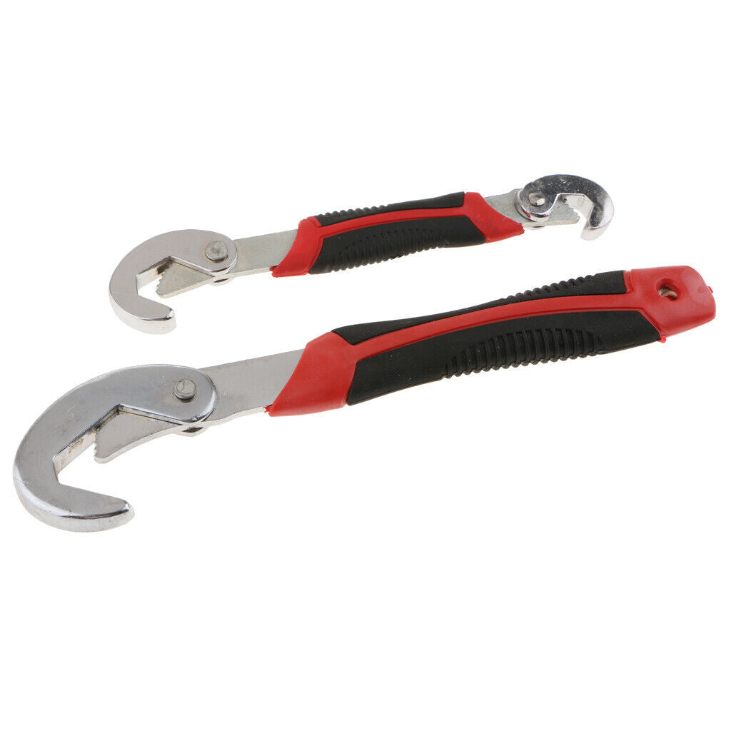 New High Carbon Steel Adjustable Universal Spanners Wrenches 8in/11in Pack of 2