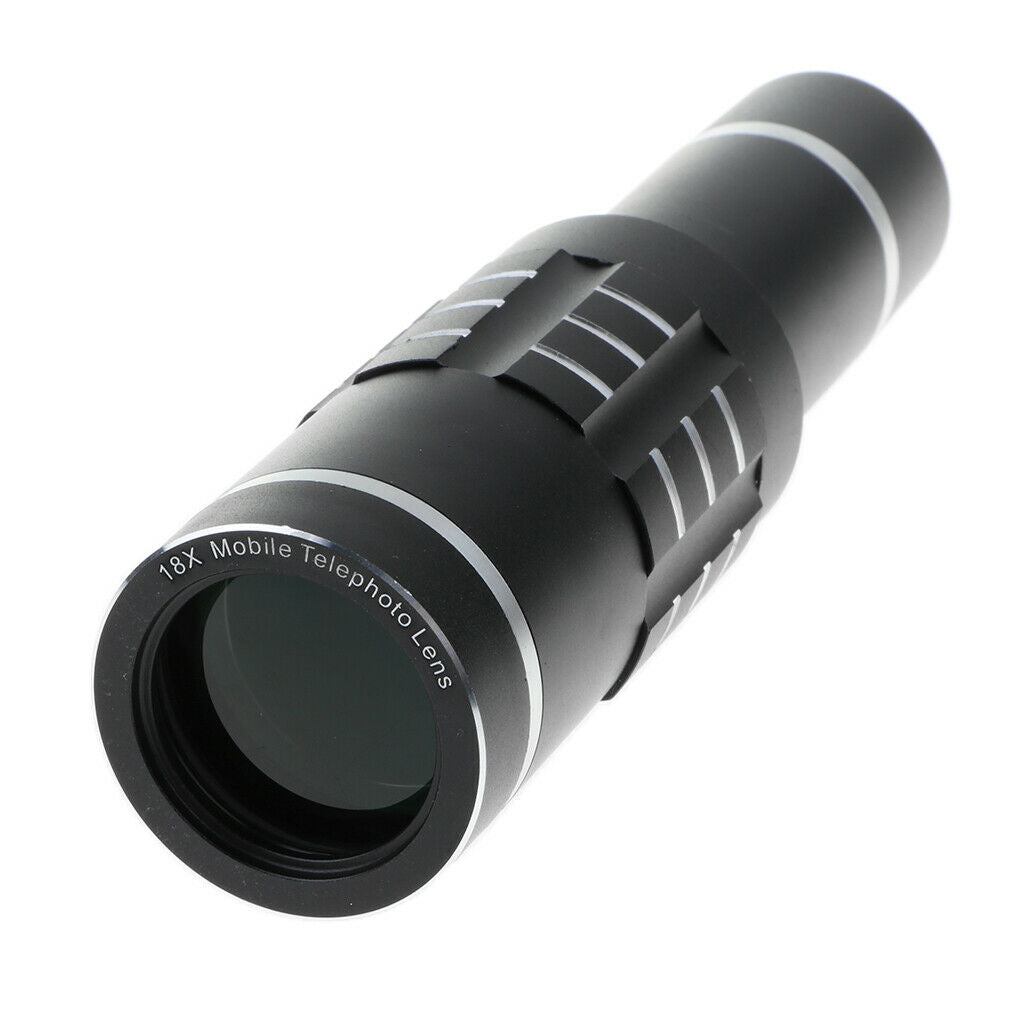 Phone Lens 18X Zoom HD Telephoto Lens with Tripod for Phones black