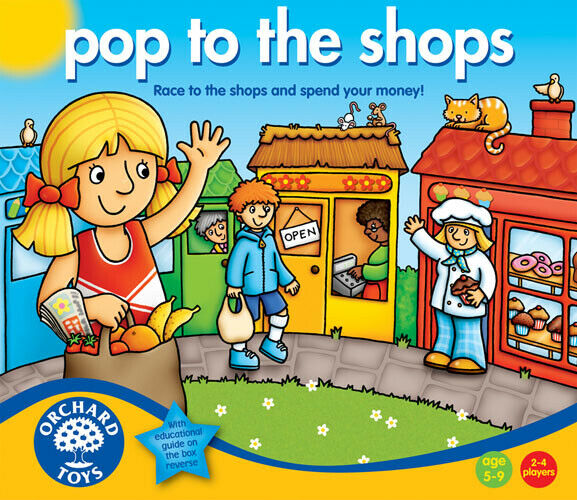 Orchard Toys 505 International Pop to the Shops Kids Childrens Game 5-9 Years