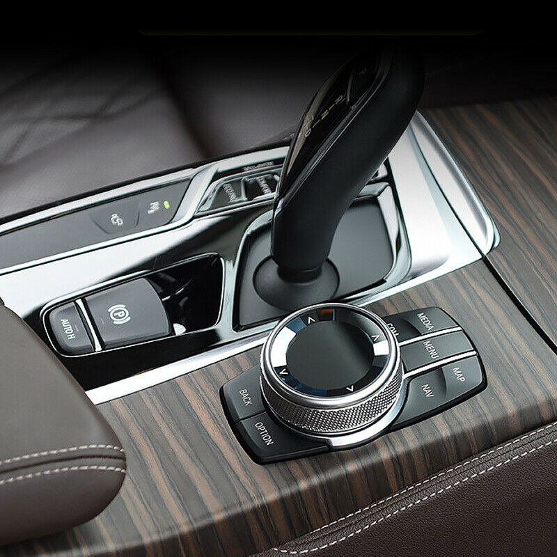 Crystal Car Central Console Multimedia Button Knob Cover Trim for BMW X1 X3 X5X6