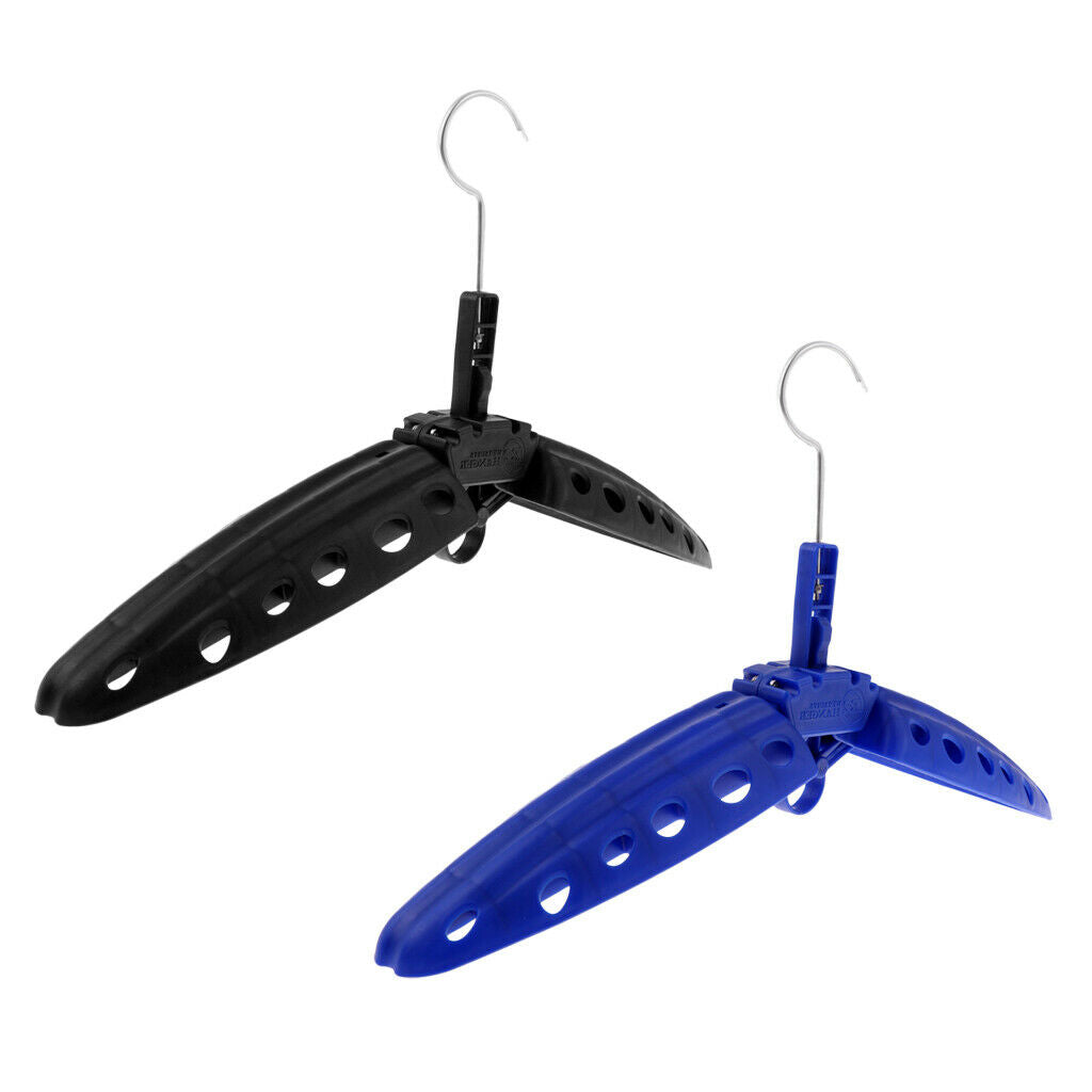 2 Pieces Universal Travel Folds Hanger for Scuba Diving BCD Wetsuit Drysuit