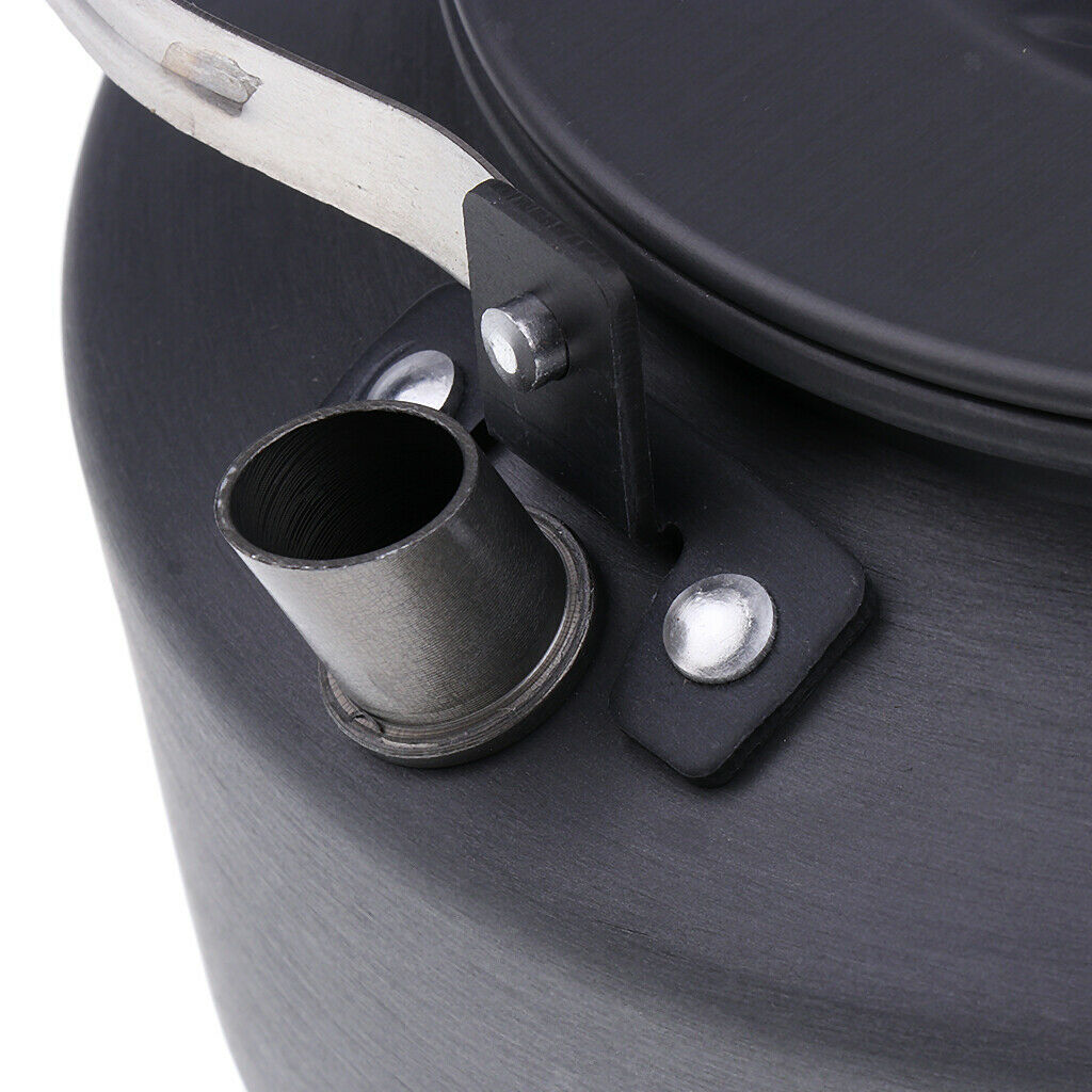1.6L Aluminum Alloy Water Boiling Cooking Pot Tea Kettle + 2pcs 150ml Coffee Cup