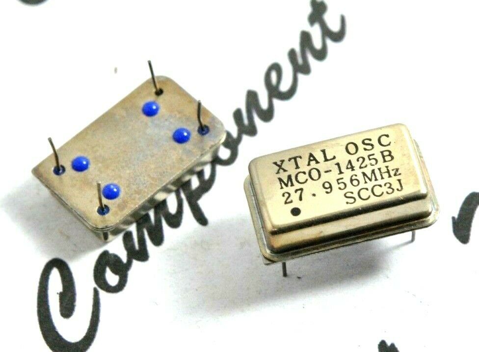 1pcs - 27.956MHz MCO-1425B   Quartz Crystal Resonator / XTAL OSC