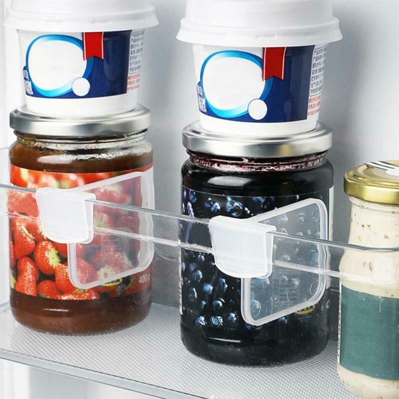 Refrigerator Storage Partition Board Free Combination Plastic Kitchen Tools Snap