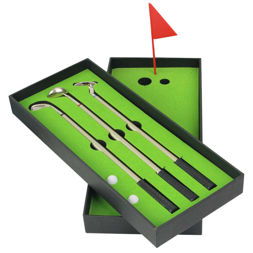 Golf club ballpoint pen gift set