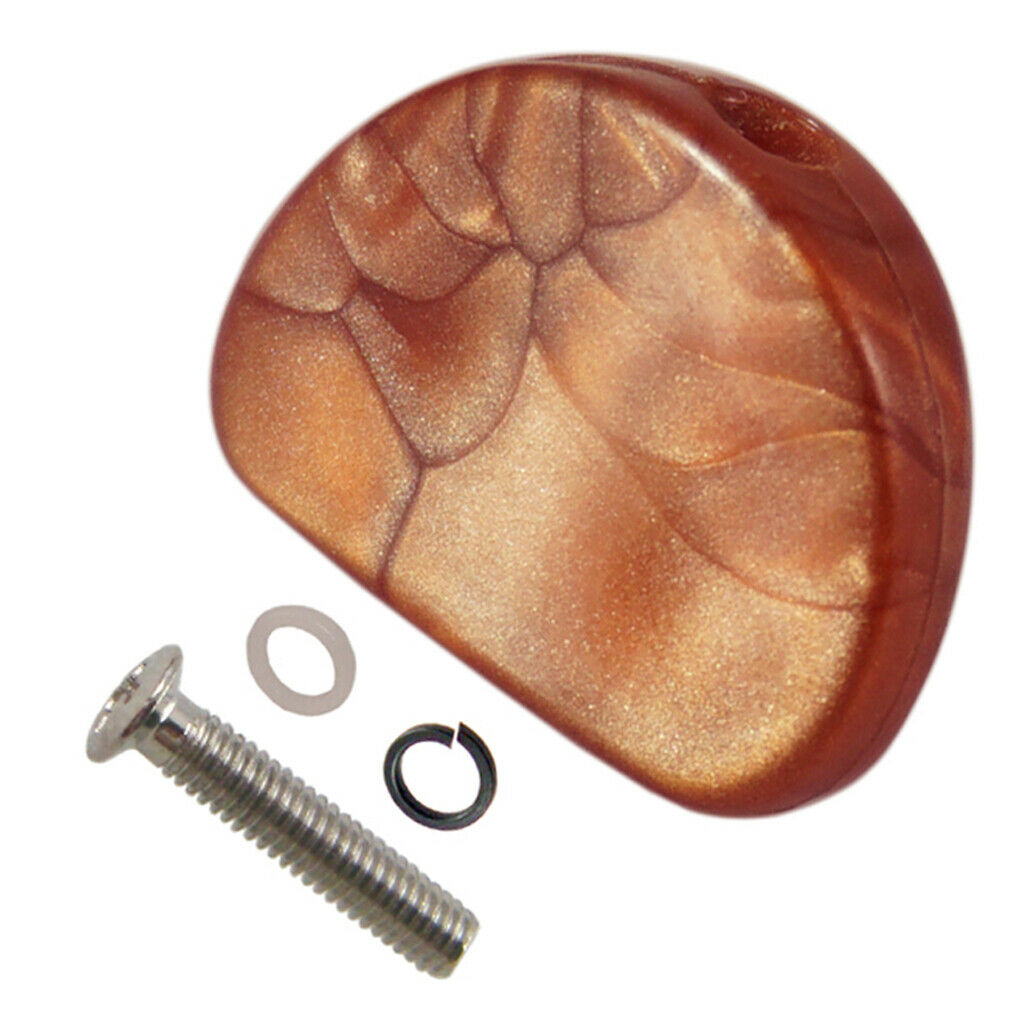 Pack of 6 Machine Heads Tuner Knobs Button with Screws Washers 24mm Coffee