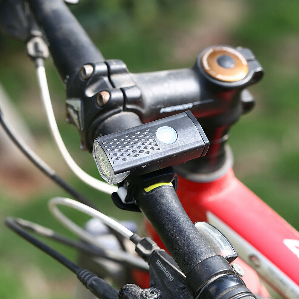 Bike Light Set USB Waterproof Bicycle XPE LED Spoke Headlight Taillight Light