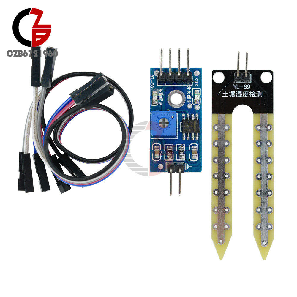 5PCS Soil Hygrometer Detection Module Soil Moisture Sensor For arduino