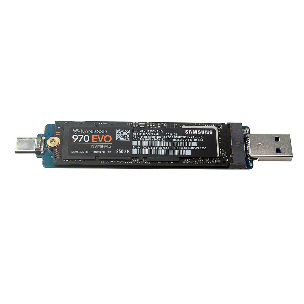 ngff m.2 NVMe SSD to USB 3.1+type-C HDD Enclosure Type-C Hard Disk Drive Case