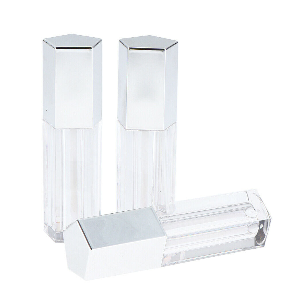 6pcs 5ml Empty Lip Gloss Oil Tubes Lipstick Travel Refillable Bottles Vials