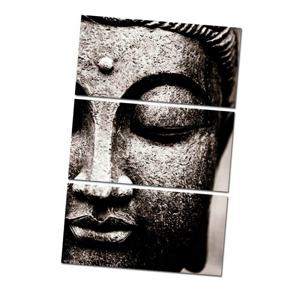 3 pieces Modern Canvas Prints Artwork Painting Picture Wall Decor Buddha B-S