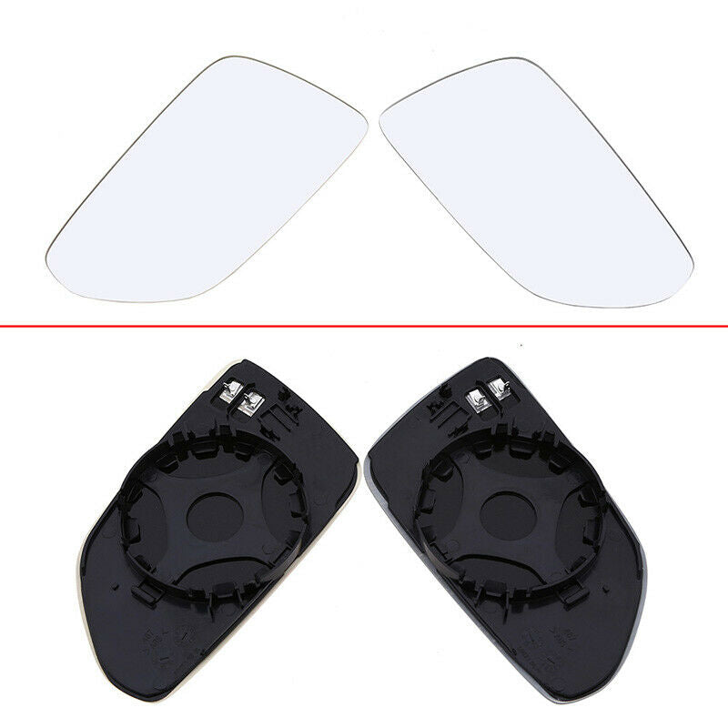 Fit Volkswagen POLO Saloon 2002-3023 Pair Wing Side Mirror Glass Heated RH LH