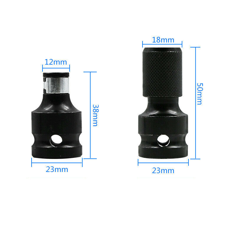 1PCS Screwdriver bit Socket Adapter Chuck Adapter Converter 1/2