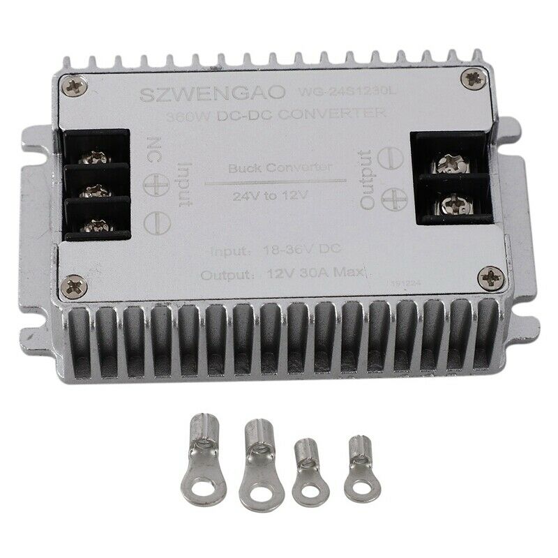 Szwengao 24V to 12V 30A 360W Voltage Regulator DC-DC  Converter Power Supply fU9