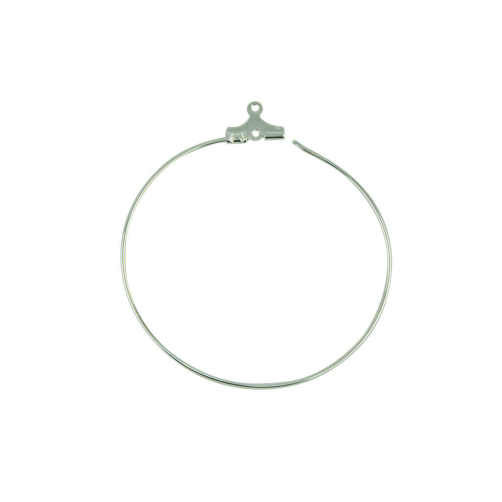 20 Pieces Wholesale Beading Hoop Loop Earring Ear Wire DIY Making Hoop Ear Ring