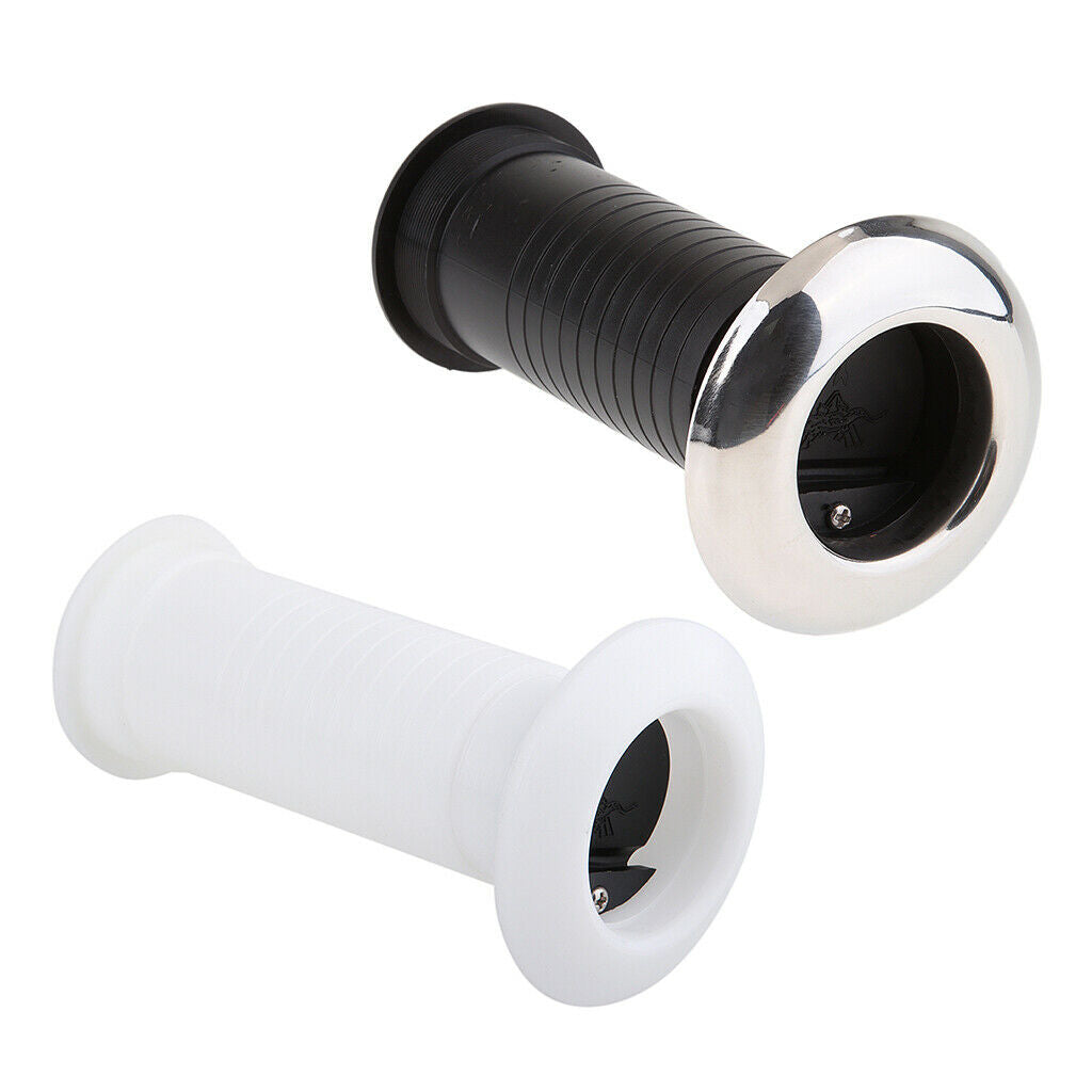 40mm Plastic Thru-Hull Bilge Pump & Aerator Hose Fitting - Marine/Boat White