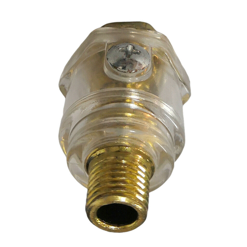 Solid 1/4'' NPT Line Brass Compressor Mini In-Line Oiler Air Lubricator Tool