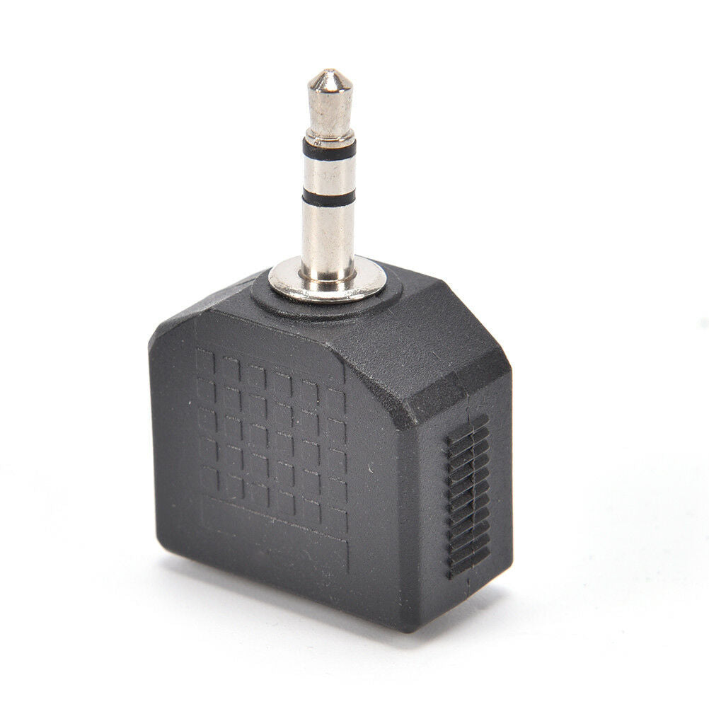 2PCS Audio 3.5mm Jack Male to Double AUX Female Headphone Y Splitter Adapt.l8