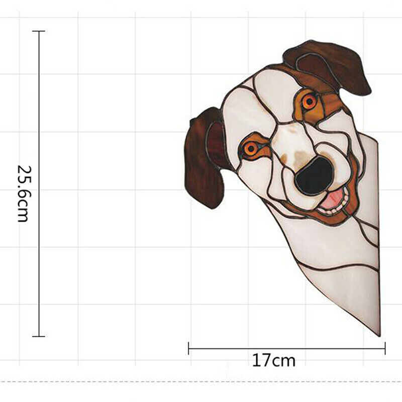 Cute Dog Wall Stickers Household Wall Windows Glass Decoration Animal Sti.l8
