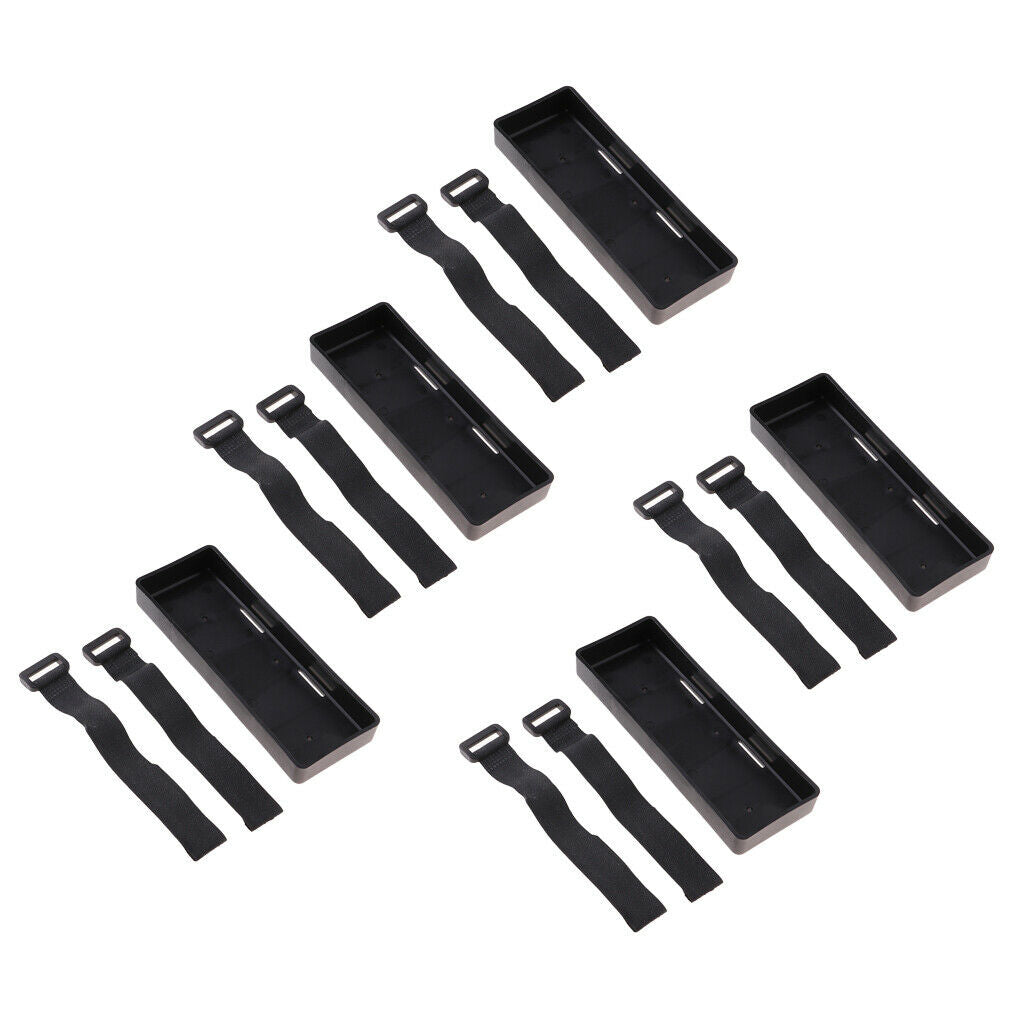 5x 1/10 Plastic RC Car Rock Crawler Battery Box Tray for TRX4 SCX10 Parts