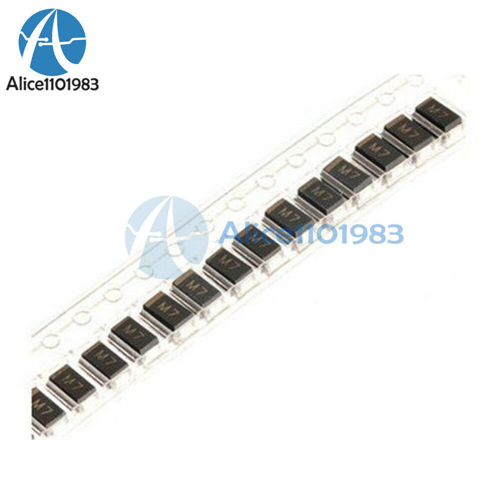200PCS LL4007 M7 1N4007 DO-214 SMD 1A 1000V Rectifier Diodes