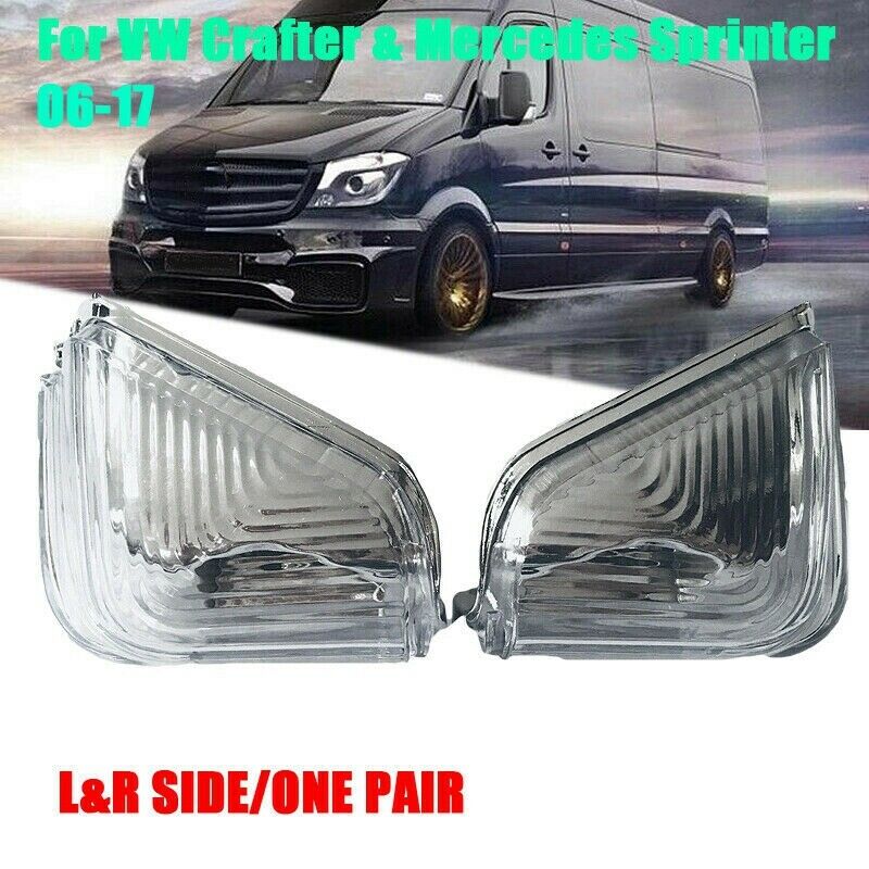 Wing Mirror Door Indicator Lens Pair Left & Right for Mercedes Sprinter 2006-2W9