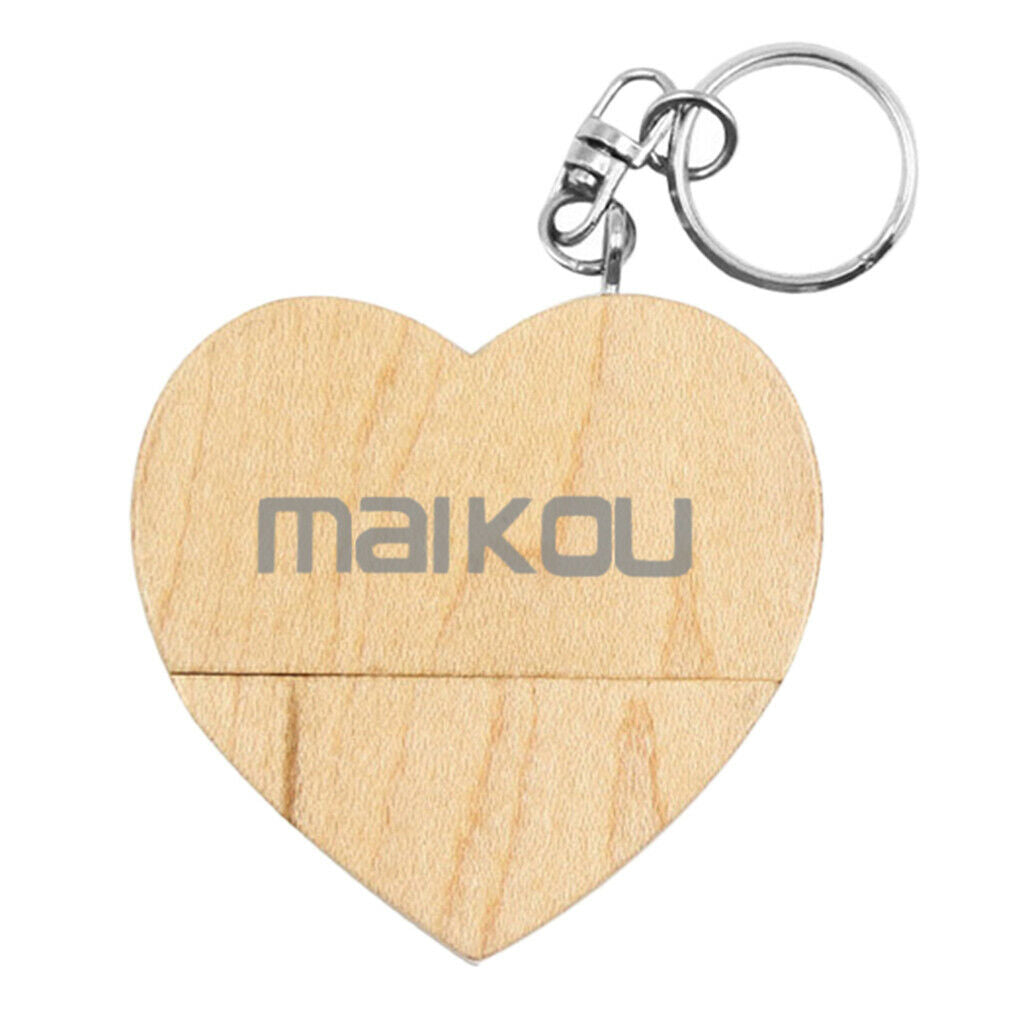 Gift Wooden Wood Heart Shaped USB Flash Drive USB 3.0 Flash Drive 8GB Pendrive