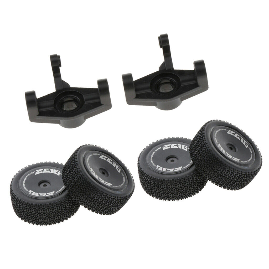 1:14 Scale RC Crawler Car Front Hub Carrier & Rear Tires for WLtoys 144001