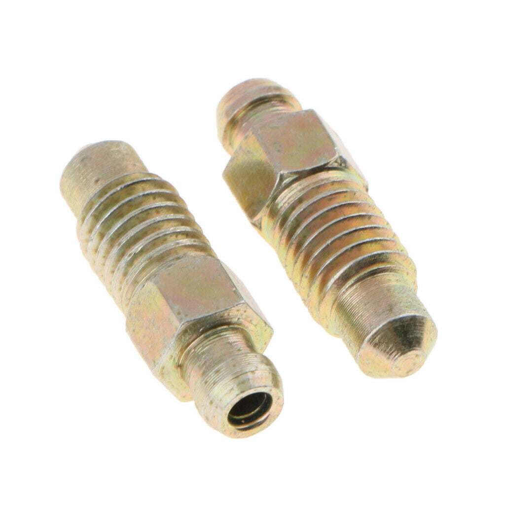 10pcs M8 x1.25mm Brake Bleed Screw Brake Repair Bush Car Brake Bleeder Nipple