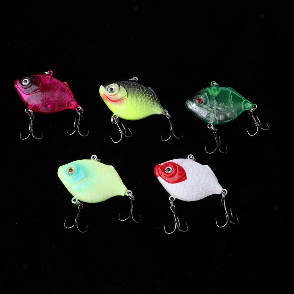 Artificial Fish Slow Sinking Diving/Floating Lures With Two Rotation Hooks