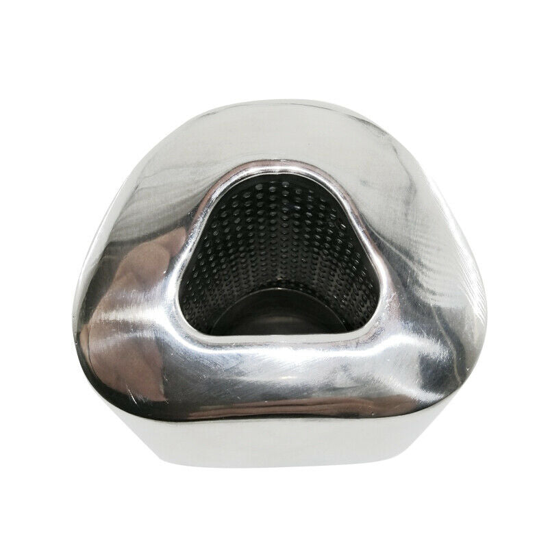 1PC 63MM 2.5" inlet Car SUV Exhaust Tip Chrome Stainless Steel Muffler Tail Pipe
