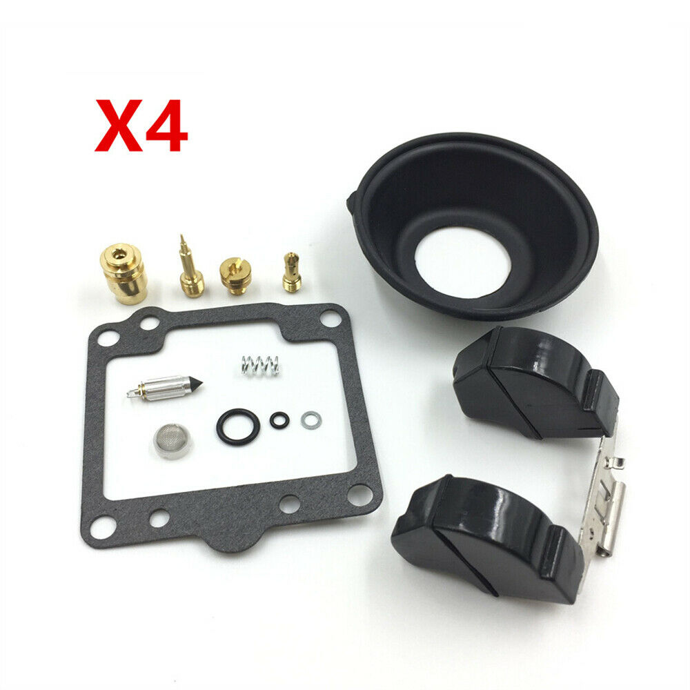 For 1980 1981 XS1100L XS1100S XS1100 Carburetor Carb Repair Rebuild Kit 4 Sets