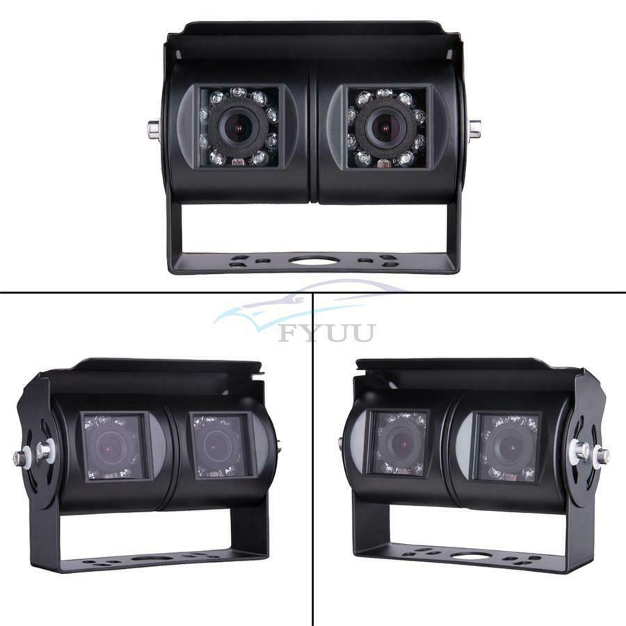12-24V 752×582 Pixels Waterproof Twin Lens RV Motorhome Reverse Rear View Camera