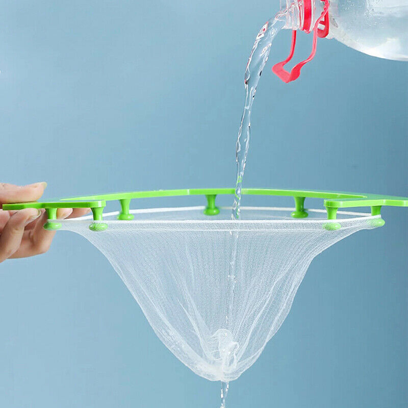 Multifunctional Triangle Drainage Rack Kitchen Sink Leftovers Filter HanginY1