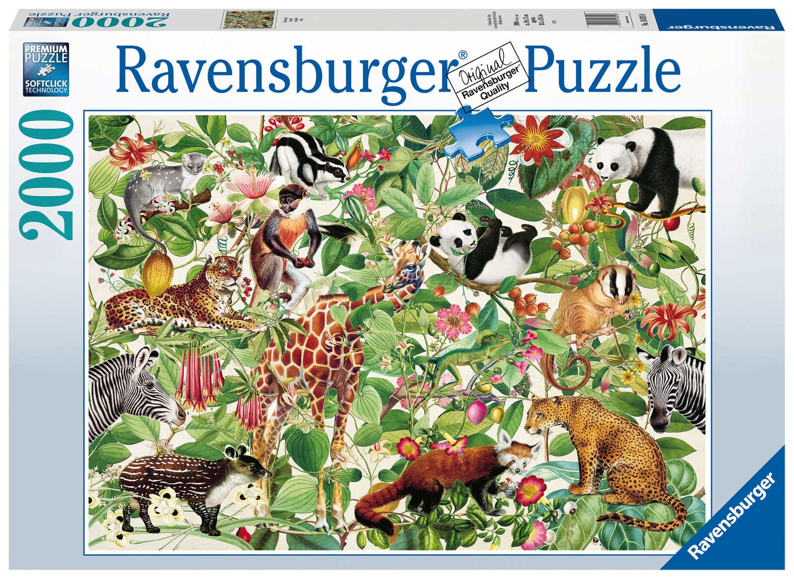16824 Ravensburger Jungle Jigsaw Puzzle 2000 Pieces Age 12 Years+