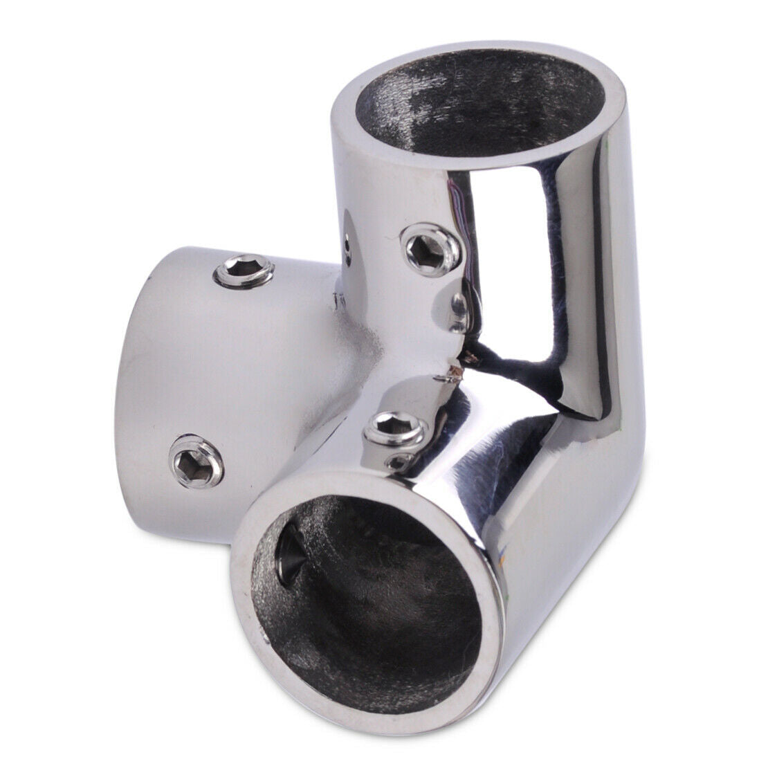 22mm Boat Hand Rail Fittings 7/8" 3 Way Corner Elbow Stainless Steel Marine An