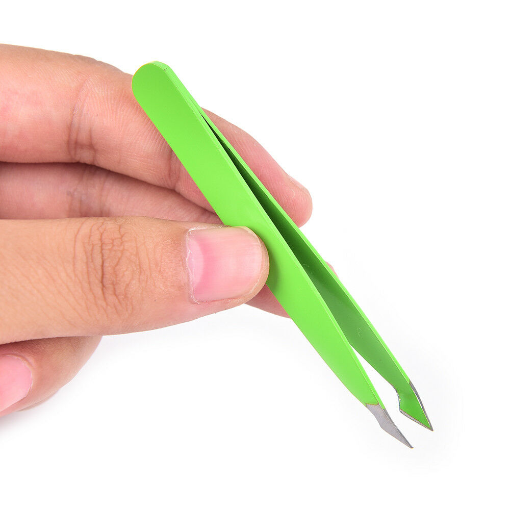 2Pcs/Set Green Hair Removal Eyebrow  Eye Brow Clips Beauty Makeup Tools.l8