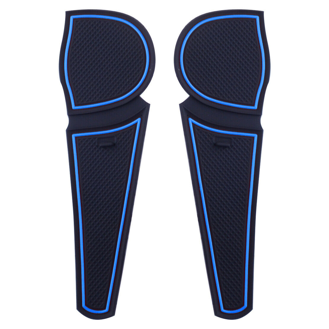 Kit Console Door Gate Slot Mats fit for Isuzu D-Max 12-19 Rubber Cup Holder Pad