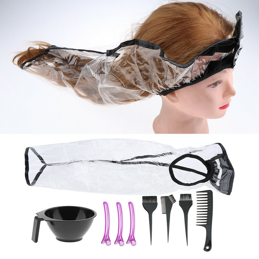 DIY Hair Color Set Washing Hair Funnel Dye Bowl Brush Comb Hair Clips Kits