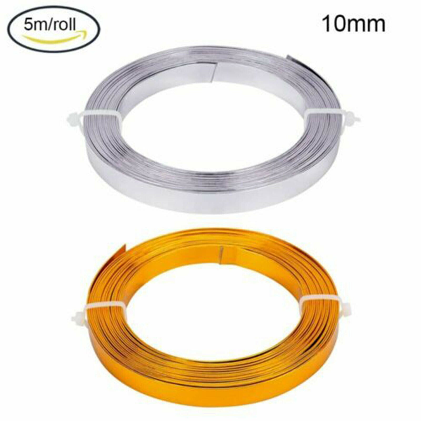 2x Aluminum Flat Wire 18 Gauge Jewelry Making Plain Bezel Strip Metal Wire