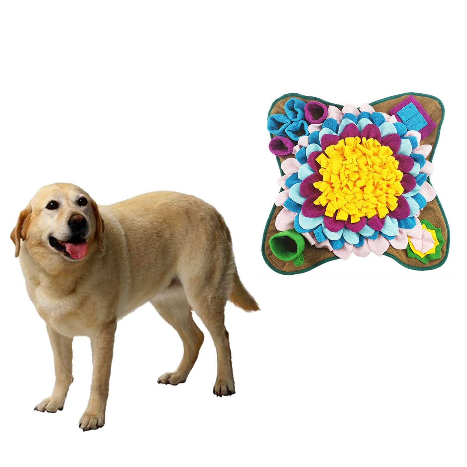 Pet Snuffle Mat Dog Puppy Food Mat Pressure Relieving Nosework Training Toys