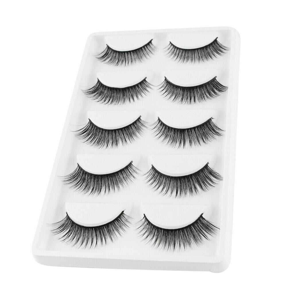 Natural Fashion Eyelashes Eye Makeup Handmade Long False Lashes&Eyelash Comb