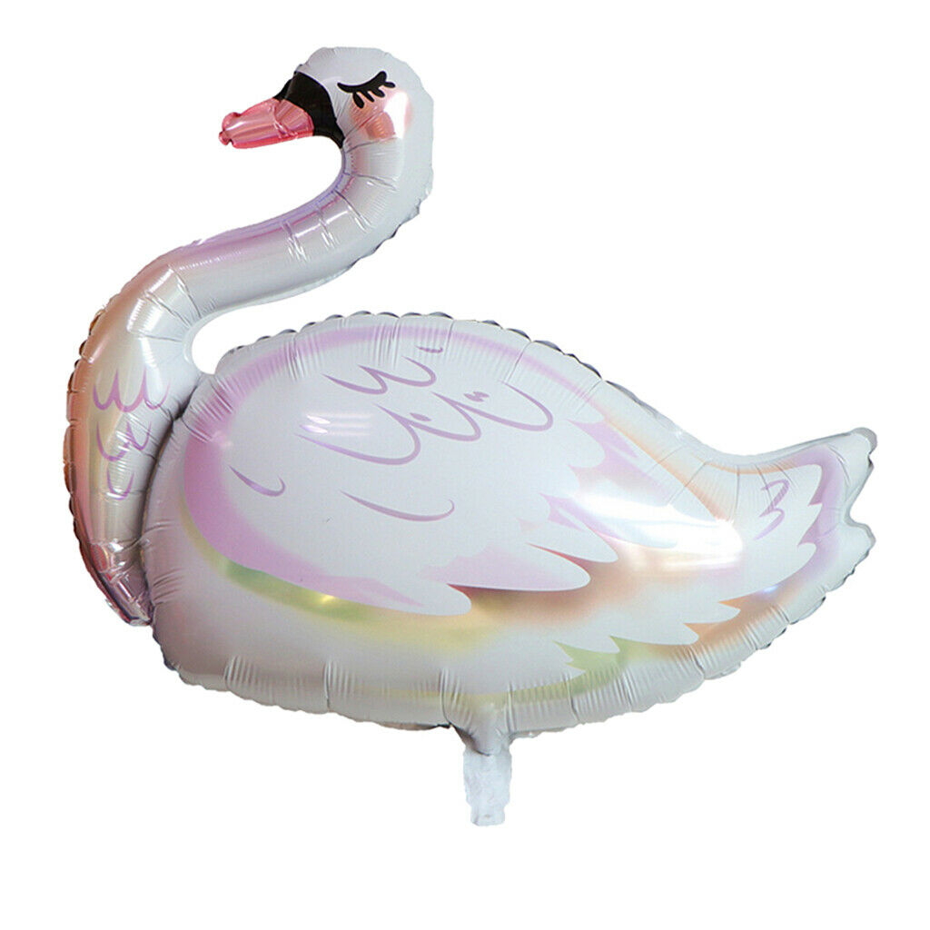 10 Pack Cartoon Animal Aluminum Film Balloon Party Balloons Toys White Swan