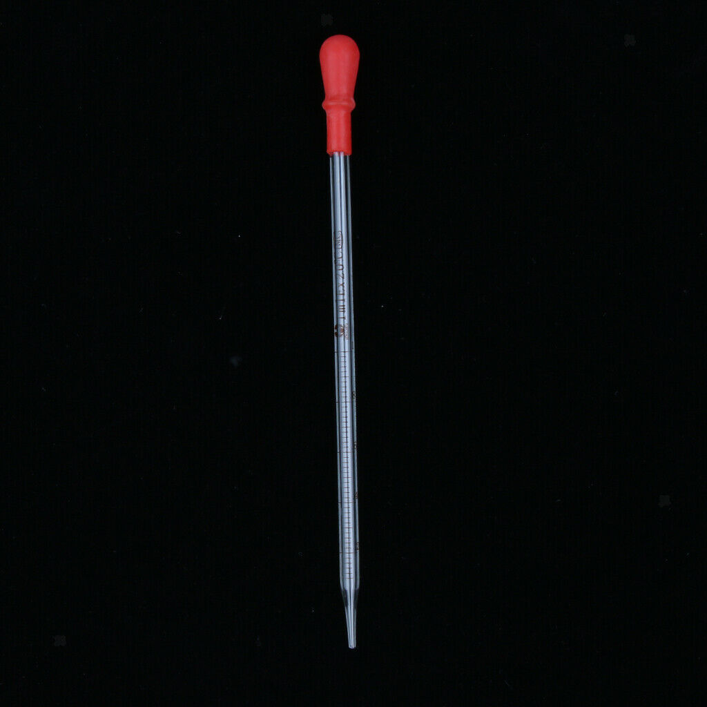 5 Pcs 1ML Glass Graduated Dropper Dropping Pipettes Pipet Fluid And Liquid