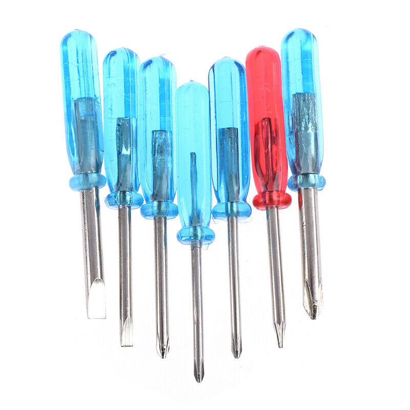 7 Pcs/set blue 45mm x 3mm mini small cross screwdriver set repair toolP Fx