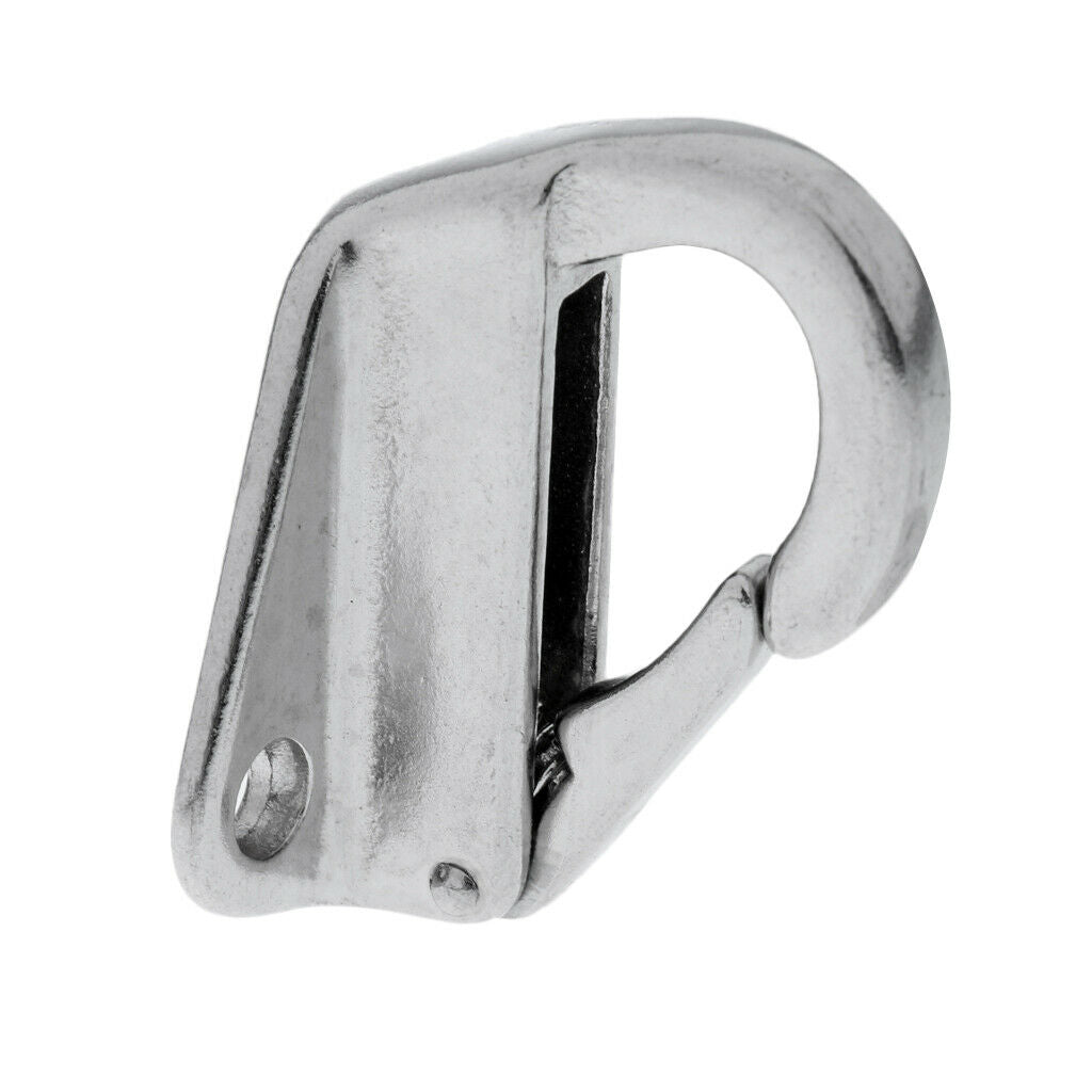 8pcs Marine 316Stainless Steel Snap Type 9mm  Hook For Boat Yacht