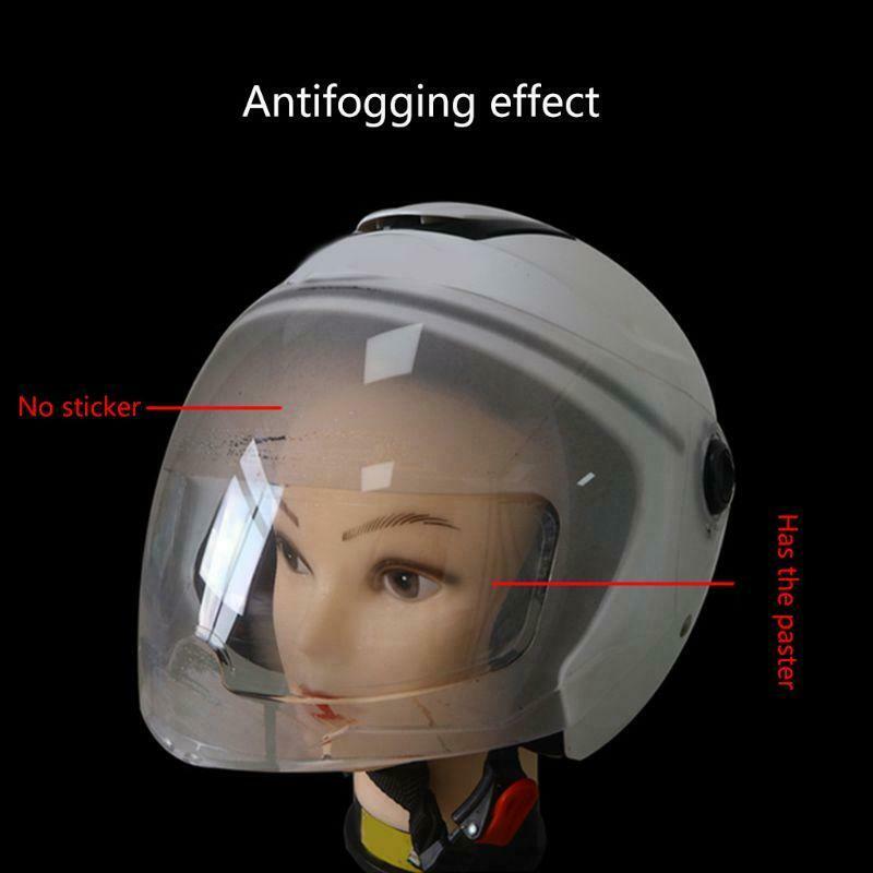 Universal Helmet Clear Anti-Fog Motorcycle Helmet Lens Fog Resistant Films
