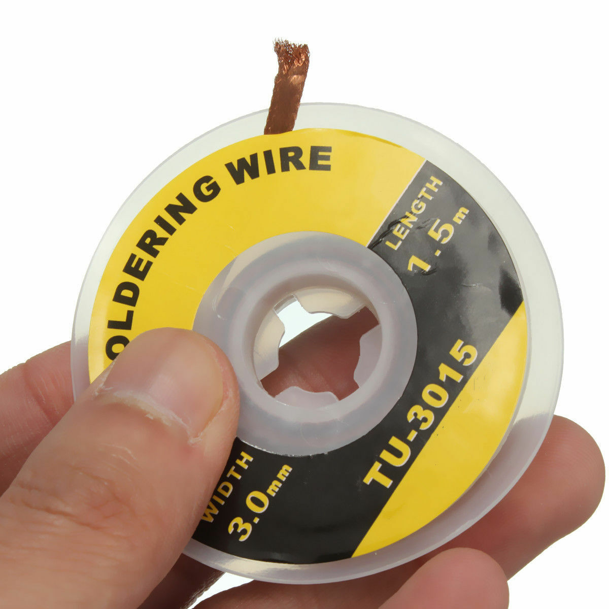 5 Feet /1.5M 3mm Desoldering Braid Solder Remover Wick Wire Repair Tool Y1