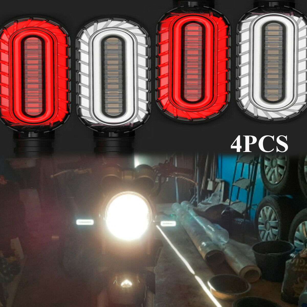 12V Waterproof Brightness SMD Chip Lamp Bead Motorcycle LED Braking Turn Signals