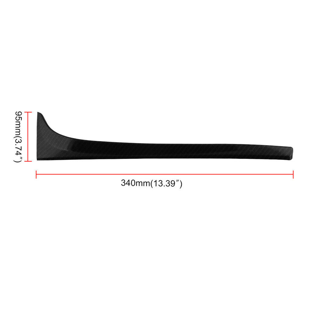 For VW GOLF 7 VII MK7 TSI TDI ABS Plastic Rear Lip Spoiler Wing Gloss, Black